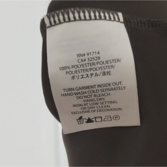 Armani Ex Vintage Satin Cascade Flowy Boho Dress- XS- NWOT - Picture 9 of 16